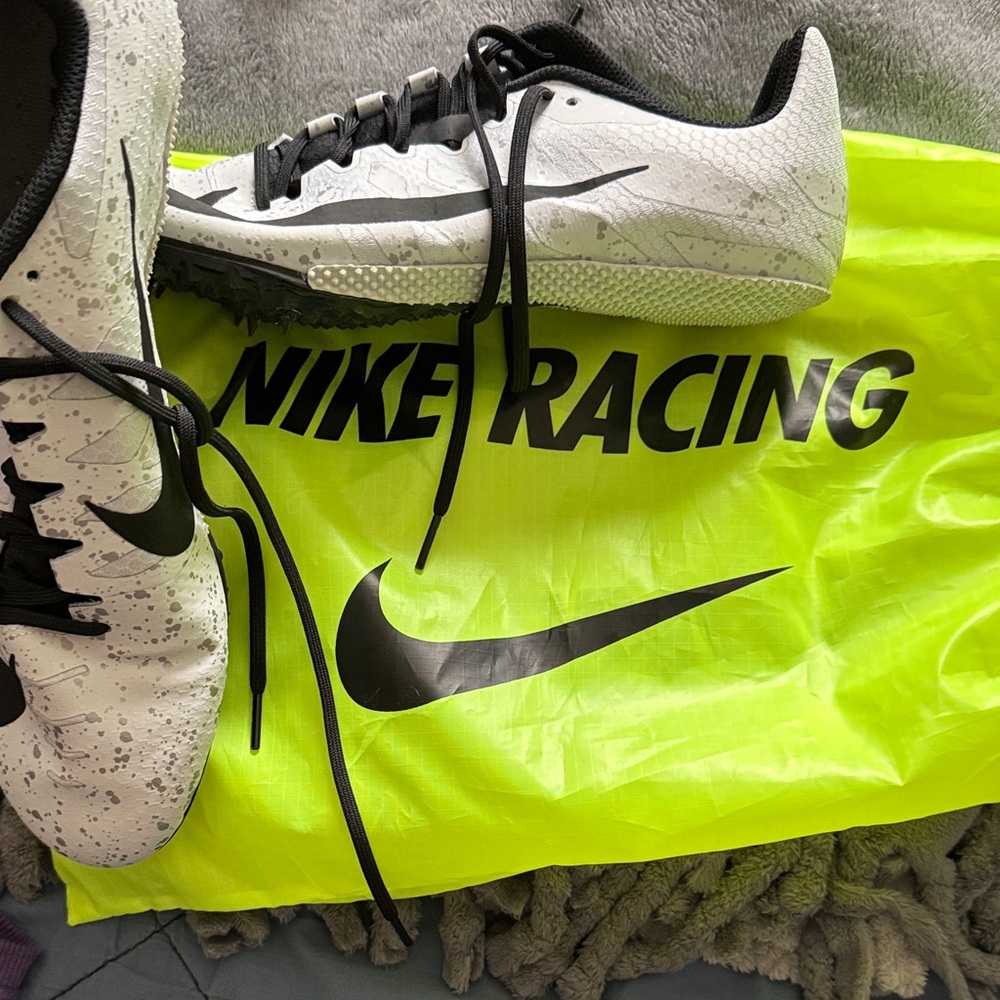 Nike Racing Shoes in White and Black